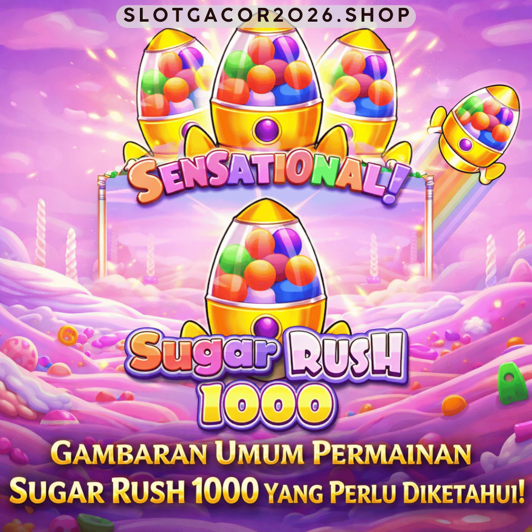 gambaran umum permainan Sugar Rush 1000